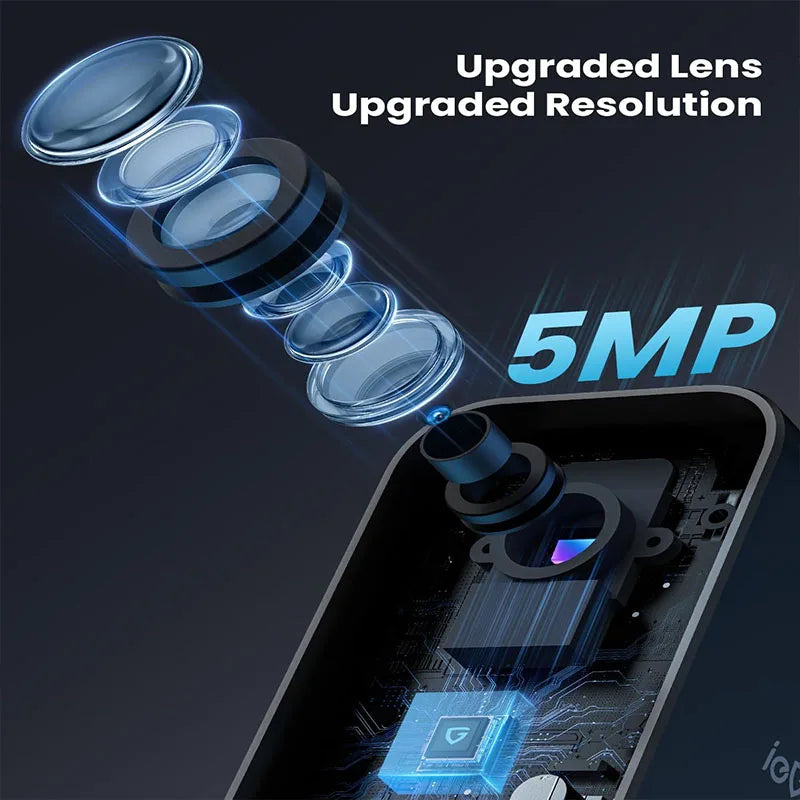ieGeek 5MP WiFi Outdoor Surveillance Camera Wireless 5200 mAh Battery , PIR Motion Detection, Colourful Night Vision